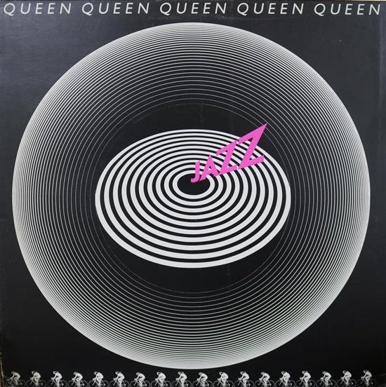 A Collection of Queen factory promo vinyl, VG+/VG+